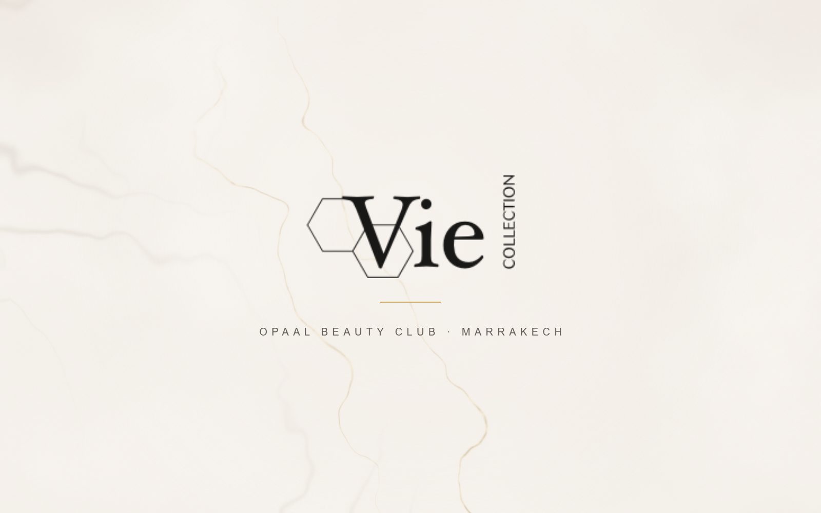 Logo VIE Collection, partenaire soins du visage d’OPAAL Beauty Club